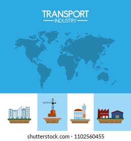 Transport industry concept