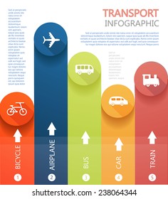 Transport infographic. Vector illustration.