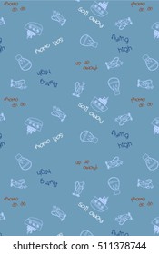 transport kids pattern. vector illustration