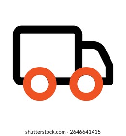 transport line color icon editable vektor