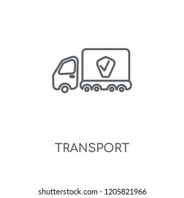 Transport linear icon. Transport concept stroke symbol design. Thin graphic elements vector illustration, outline pattern on a white background, eps 10.