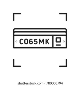 Transport linear vector icon. Trendy line illustration transport for website of delivery service.
