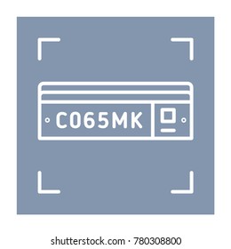 Transport linear vector icon. Trendy line illustration transport for website of delivery service.
