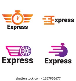 Transport Logistic Express Delivery Logo.