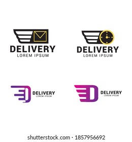 Transport Logistic Express Delivery Logo.