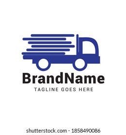 Transport Logistic Express Delivery Logo.