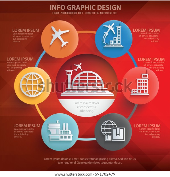 Transport\
and logistic info graphics design,clean\
vector