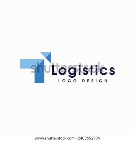 Transport logistic logo of express arrow moving forward for courier delivery or post mail shipping service, Vector isolated icon template for transportation and postal logistics company design