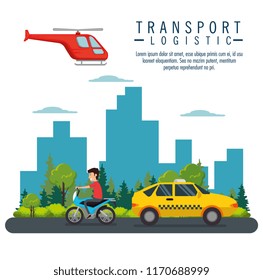transport logistic set vehicles