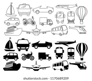 transport logistic set vehicles
