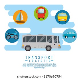 transport logistic set vehicles