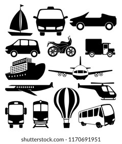 transport logistic set vehicles