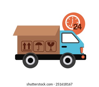transport logistics design, vector illustration eps10 graphic 