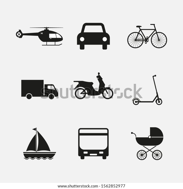 Transport, Logistics icon. Vector illustration,\
flat design.