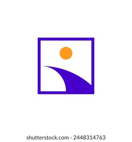 transport logo highway road travel icon vector design