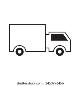 Transport logo template vector van icon design
