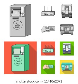 Transport, public, train and other web icon in monochrome,flat style.Equipment, attributes, mechanism icons in set collection.