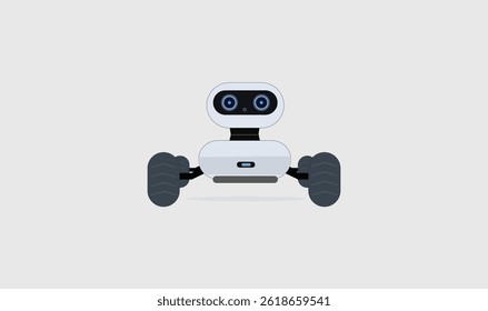 Transport robot vector illustration for use.