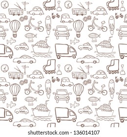 Transport seamless pattern