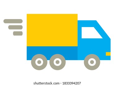 transport services, delivery of consignments, vector icon
