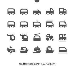 Transport Side View UI Pixel Perfect Well-crafted Vector Solid Icons 48x48 Ready for 24x24 Grid for Web Graphics and Apps. Simple Minimal Pictogram