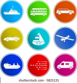 transport sign icons