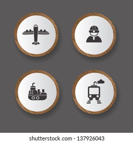 Transport sign,vector