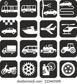 Transport and technical equipment. Image vehicles.