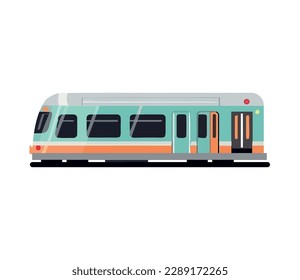 icono de vagón de tren de transporte aislado