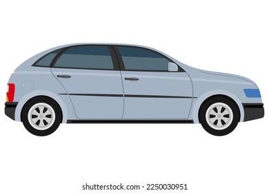 transport for the transportation of goods or passengers flat icon vector illustration isolated on white background