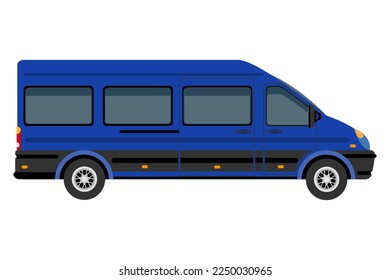 transport for the transportation of goods or passengers flat icon vector illustration isolated on white background