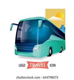 Transport Travel Bus Company Logo
