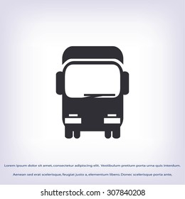 Transport truck icon