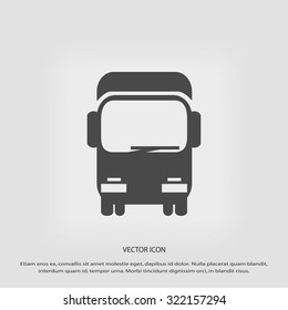 Transport truck icon