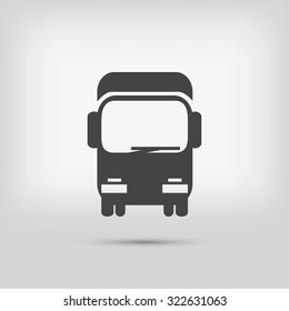 Transport truck icon