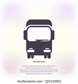 Transport truck icon