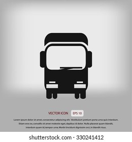 Transport truck icon
