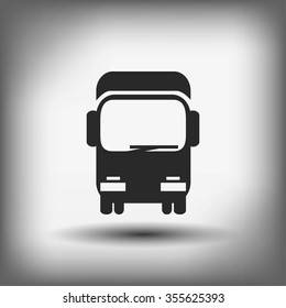 Transport truck icon