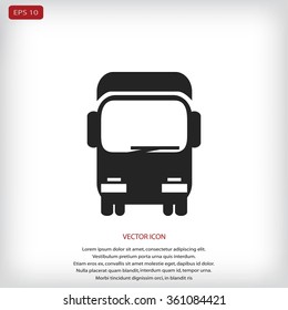Transport truck icon