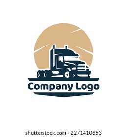 Transport trucking logistics logo vector