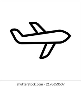 Plantilla de logotipo de iconos de avión de vectores de transporte