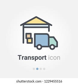 transport vector icon