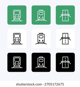 Transport vector icon illustration. Vector icon set