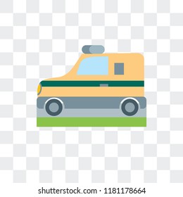 Transport vector icon isolated on transparent background, Transport logo concept