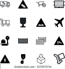 transport vector icon set such as: doodle, button, air, highway, weigh, organic, ahead, fragile, regulatory, crossroads, terminal, direction, side, part, packing, weather, no, quick, truck, bad, jet