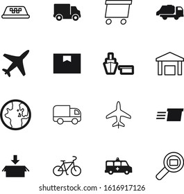 transport vector icon set such as: disposal, shopping, lifestyle, emergency, doctor, round, template, dump, ship, global, pack, label, download, port, rubbish, environment, logistics, cab, break