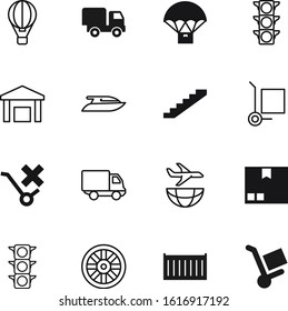 transport vector icon set such as: house, logo, rural, wagon, auto, parachute, timber, internet, modern, stair, planet, break, person, map, red, water, baloon, wooden, airship, isometric, old, danger