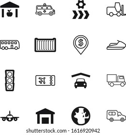 transport vector icon set such as: watersport, power, navigation, clinic, round, light, freight, logistics, lake, production, care, education, mark, accident, ticket, coupon, trucking, lift, urban