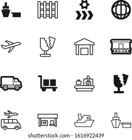 transport vector icon set such as: luggage, check, hand, factory, jet, round, cart, fuel, map, post, benzine, control, red, petroleum, network, terrorism, machine, drawing, railway, stock, cruise