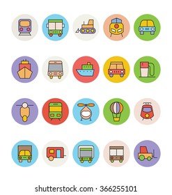 Transport Vector Icons 1